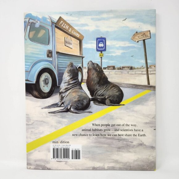 Sea Lions In The Parking Lot By Lenora Todaro & Annika Siems Hardcover Book - Picture 2 of 12